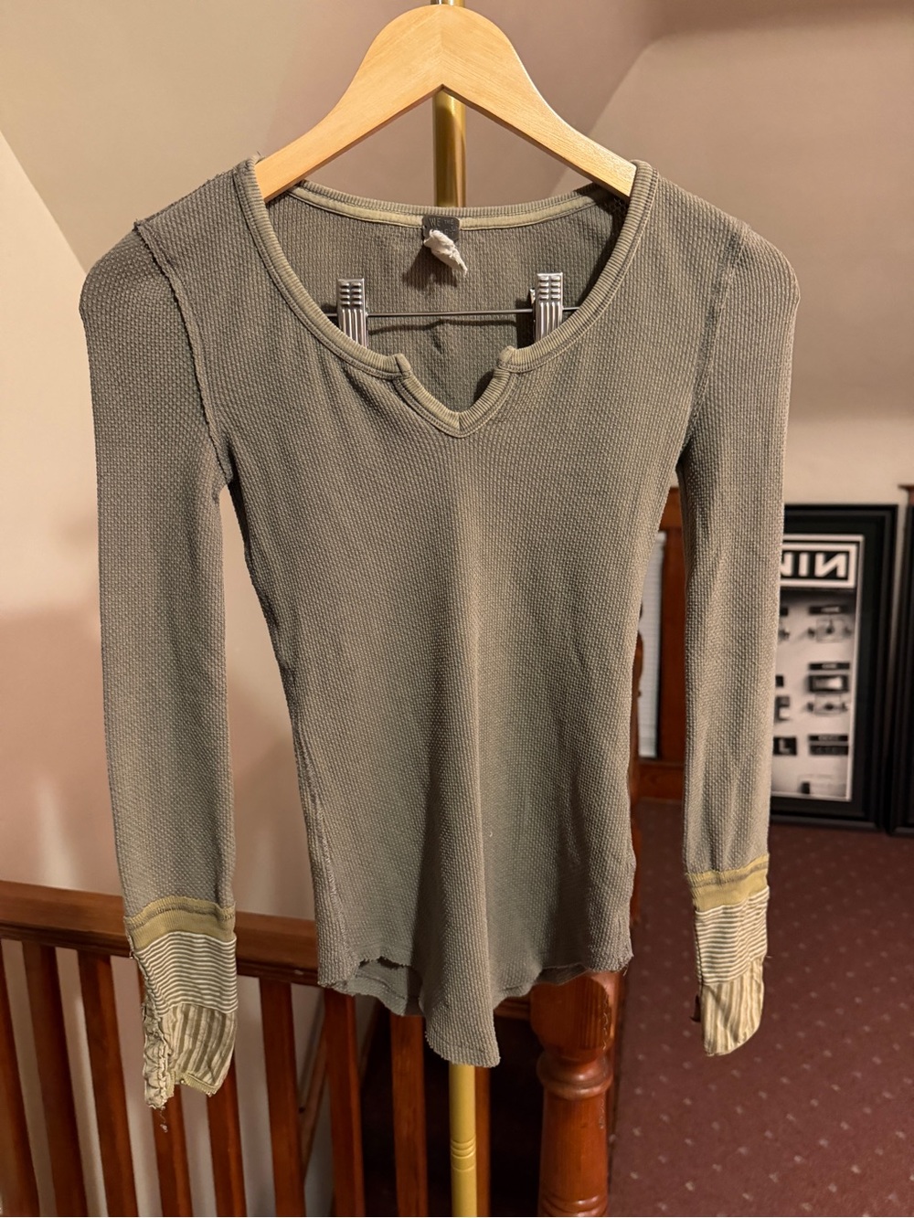 Vintage Free People Long Sleeve Thermal